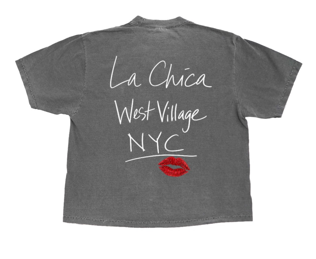 Knicks Frenchie tee in shadow color
