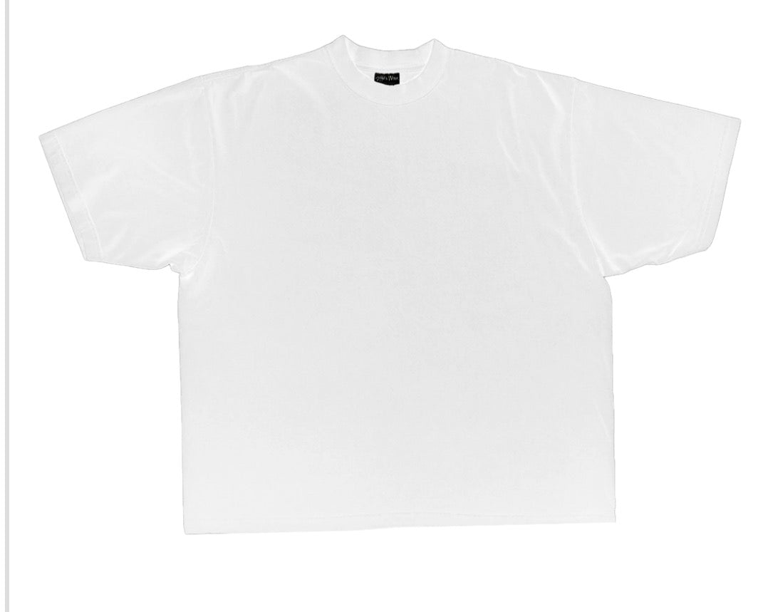 Custom t-shirt white with back logo : La Chica WestVillage NYC💋