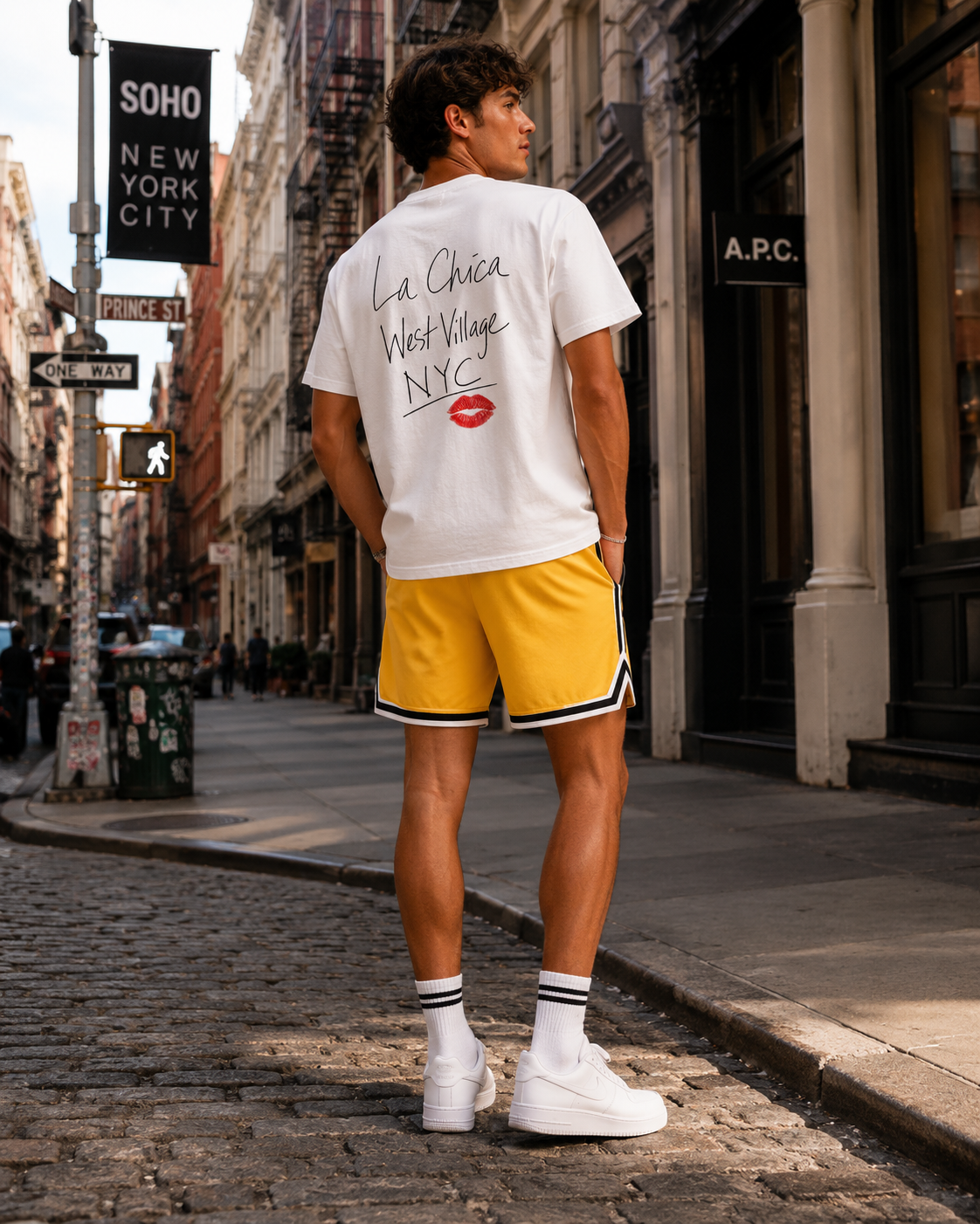 Zebra Frenchie /White tee